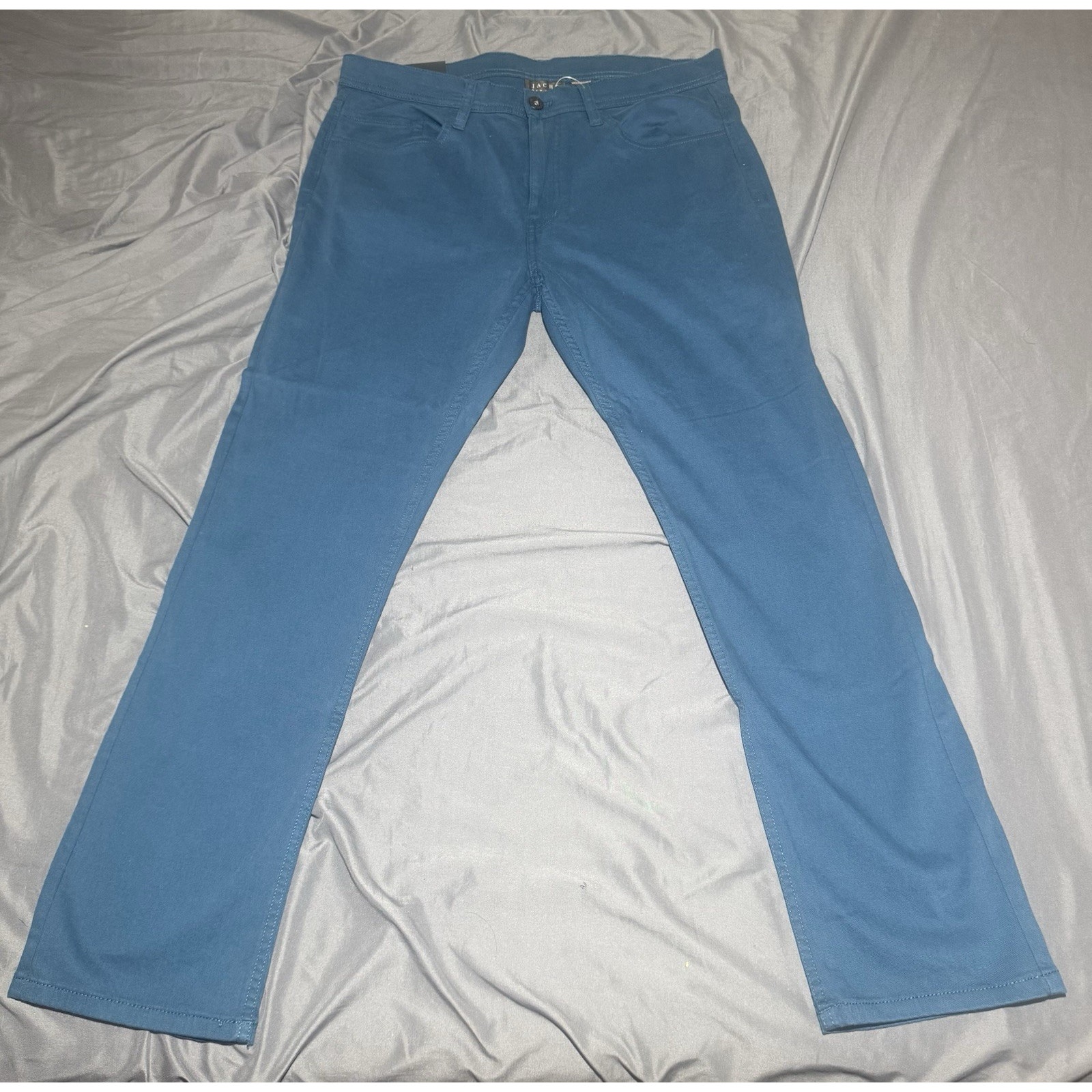 Jachs New York Men’s Straight Fit Casual 5 Pocket Pants 34x29 Dark Teal